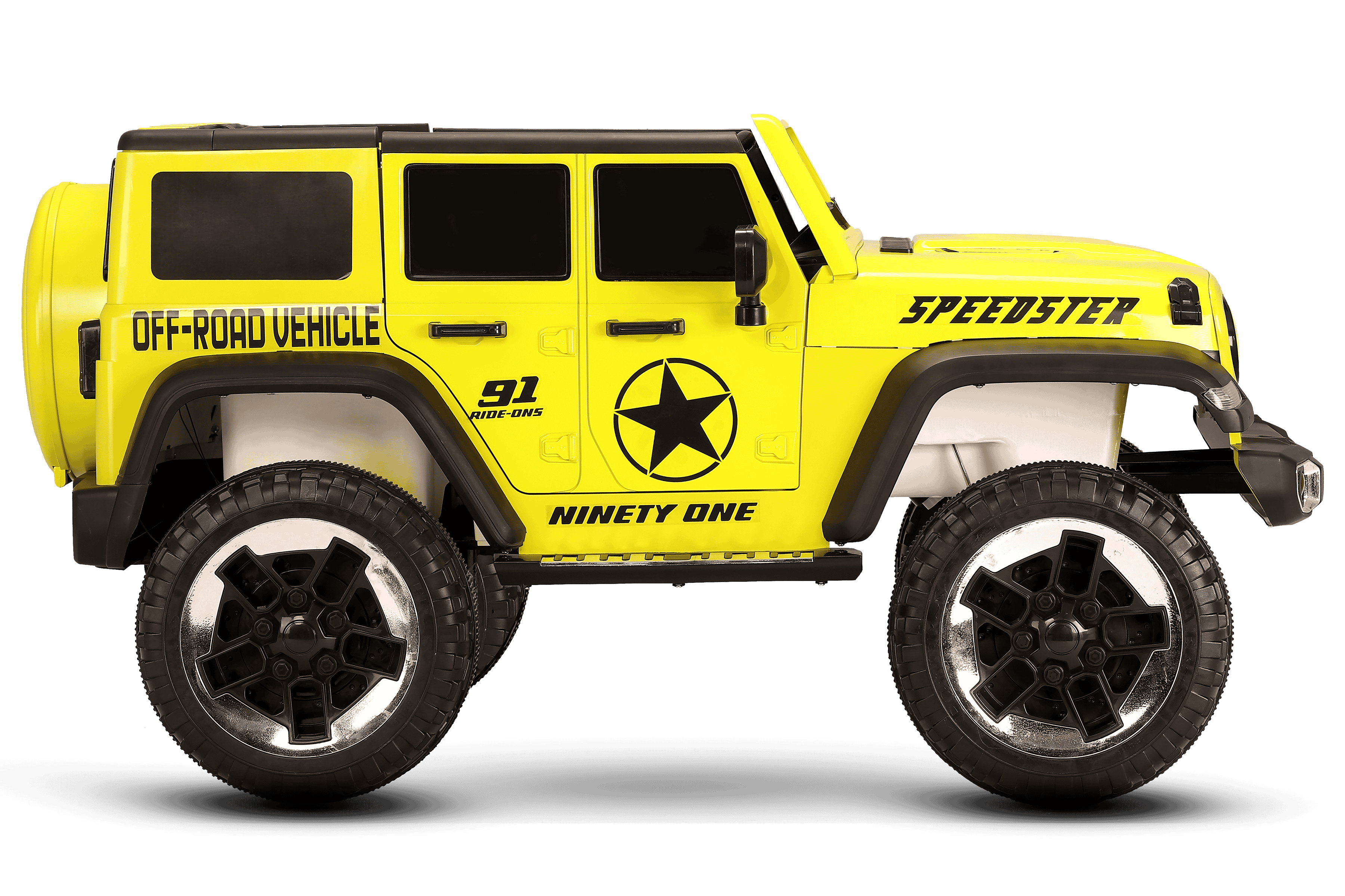 Speedster Ride On Jeep (Neon Green) image 1